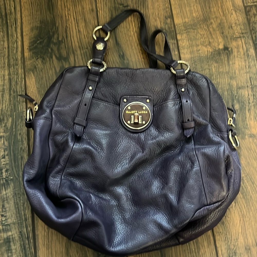 Purple handbag